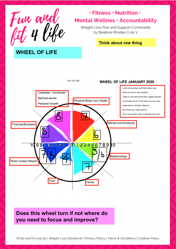 Read more about the article PLANNING THE WHEEL OF LIFE- Best Year Ever- 2020